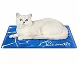 pecute Kühlmatte Hunde Katzen(30 * 40cm), Kuhlmatte für Hund und Katze mit Ungiftiges Gel,Selbstkühlende Kissen, Kühl Hundedecke, Kaltgelpad für Katzen und Hunde