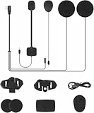 WAYXIN Ausschließlich R16 & T2: Motorrad-Headset-Zubehör, Helmsprechanlage-Ersatzteile mit Montagehalterung