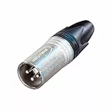 Neutrik NC3MXX Kabelstecker (3-polig) mit vernickeltem Gehäuse