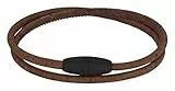 Korkarmband verschiedene Ausführungen | Armband aus Kork I vegan I Damen I Armband mit hochwertigem Magnetverschluss (braun)