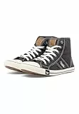 MUSTANG Damen High Top Sneaker Schwarz, Schuhgröße:EUR 39