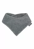 Sterntaler Halstuch aus Microfleece, gefüttert, mit Klettverschluss - Unisex Accessoires für Babys & Kleinkinder - warm, weich und bequem - silber melange, Gr. 1