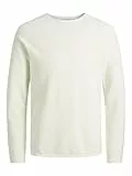 JACK & JONES Herren Strickpullover Rundhals Basic Langarm Sweater Baumwolle Shirt JJEHILL