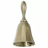 Extra Lautes Massives Messing Handglocke Tischglocke Schiffsglocke Weihnachtsglocke Burger Glocke Meditationsglocke Kleine Glocke für Restaurant Hotel Hochzeit Weihnachten Training von Haustieren