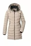 G.I.G.A. DX Damen Steppparka/Funktionsparka in Daunenoptik mit abzippbarer Kapuze GW 74 WMN QLTD PRK, hellbeige, 36, 43538-000
