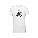 Mammut Core T-Shirt Men Classic | T-Shirt für Herren, Outdoor Sportshirt Mit Logo, 100% Organische Baumwolle, Kurzarm | Weiß, XL