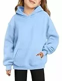 Arshiner Mädchen Kapuzenpullover Warm Fleece Kinder Hoodie Winter Pullover mit Tasche Sweatshirt für Mädchen 10-11 Jahre