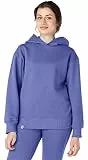 Bellivalini Kapuzenpullover lang Damen Hoodie Sportanzug Oberteil Jogging Pullover BLV210(Lila-blau, M)