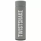 Twistshake Heiß- oder Kaltisolierflasche – 420 ml | Edelstahl-Wasserflasche mit Doppelschicht-Vakuum | Isolierung bis zu 10 Stunden | BPA-freie isolierte Thermoskanne | Pastellgrau