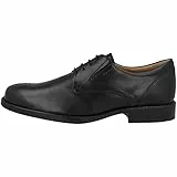 Geox Herren U Federico V Derby, Schwarz, 42 EU