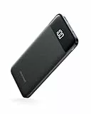 Charmast Power Bank, Ultra Slim 10400mAh Powerbank Klein Aber Stark, USB C In&Out PowerBank 3A Ausgänge mit LED Display, Kompatibel mit iPhone 16/15/14/13/12/11/X/8 Pro Max Plus iPad Samsung Huawei