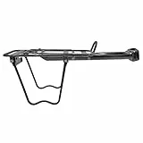 Fahrrad Gepäckträger für Sattelstütze 25,4–31,8 mm – mit Schnellspanner, Federklappe & abnehmbaren Taschenbügeln – 40 x 17 x 30 cm – für MTB, Trekking & E-Bike