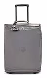 Kipling Teagan C Extra kleine Reisetasche mit Rollen in Kabinengröße, Carry On, Inviting Grey (Grau)