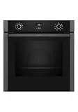 NEFF B4ACE2AG3, N50, Einbau-Backofen, 60 x 60 cm, Made in Germany, LCD-Display, Slide and Hide Tür, 3D Heißluft, CircoTherm, Kindersicherung, Schnellaufheizung, Graphite-Grey