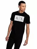 Armani Exchange Herren 8nztck T-Shirt, Schwarz, M