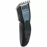 Taurus Nixus One Haarschneider aus Edelstahl, 7 Schnittstufen, 8000 U/min, Betriebsdauer 60 Min, kabellos, Safe-Cut-System, Click- & Clean-Kopf, Zubehör im Lieferumfang enthalten