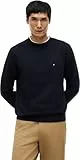 Tommy Hilfiger Herren Sweatshirt Essential Fleece Crew Neck Regular Fit, Blau (Desert Sky), M