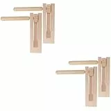 Gadpiparty 4pcs Holzratsche, Ratsche Holz, Krachmacher, für Spiele Parteien Veranstaltungen, Sportveranstaltungen