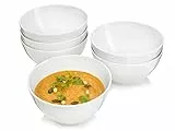 Sänger | Suppenschalen Sunfort, 6-teiliges Set aus Porzellan, Füllmenge: 800 ml, Suppenteller Tief, Teller Set | PREMIUM COLLECTION