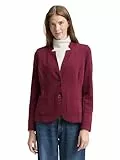 TOM TAILOR Damen 1038703 Blazer, 16427-Bordeaux Red, M