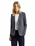 Street One Damen 2116799 Basic Blazer, deep Blue Melange, 44