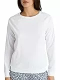 CALIDA Favourites Langarmshirt Damen, aus Baumwolle, pflegeleicht, mit Soften Bündchen
