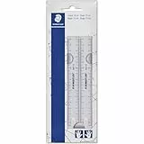 STAEDTLER 562 152 PB TH Flachlineal-Set, 150 mm aus Kunststoff