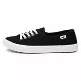 Rocket Dog Chow Chow Damen Segeltuchschuh, Weiß, Schwarz, 38 EU