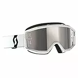 Scott Primal MX Goggle Cross/MTB Brille weiß/silberfarben Chrom Works