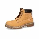 Dockers by Gerli Herren Combat Boots, Männer Stiefeletten,uebergangsschuhe,uebergangsstiefel,schnürstiefel,Stiefel,golden tan,43 EU