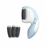 medisana CR 870 elektrischer Hornhautentferner, Fußpflege, Hornhautfeile, Geeignet für Füße, Hände & Ellbogen, Inkl. 3 verschiedener Aufsätze, 2 Geschwindigkeitsstufen, Grober & Feiner Aufsatz