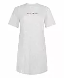 HUNKEMÖLLER Nachthemd Rundhalsausschnitt - Soft Grey Melange - XL/XXL
