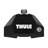THULE 7107 Jgo. Füße EVO Fixpoint (x2) Gepäckträger, Erwachsene, Unisex, Schwarz (Schwarz), Einheitsgröße