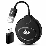 Uniytriox Android Auto Wireless Adapter mit YouTube, Tiktok für Autos, Superschnelle Upgrade von Wired auf Wireless, Videos online abspielen, Kompatibel mit Android 11+ Phone