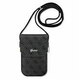 GUESS Tasche GUOWBP4SNSK Schwarz 4G Metal Script Logo