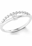 s.Oliver Damen-Ringe 925 Sterling Silber zirkonia Ringgröße 50 (15.9) 2022708