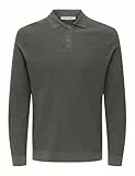ONLY & SONS Onstony Reg 12 Ls Waffle Polo Knit