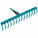 Gardena combisystem-Rechen: Praktische Harke mit 14 Zinken, ideales Gartenzubehör zum Rechen, Unkrautentfernen und zur Bodenbearbeitung, Arbeitsbreite 36 cm, passend zu Allen cs-Stielen (3178-20)