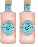 Malfy Gin Rosa – Super Premium Gin aus Italien mit Pink Grapefruit und Rhabarber – 41% Vol – 1 x 0,7L (Packung mit 2)