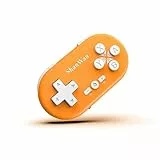 ShanWan Bluetooth-Gamepad, Mini-Wireless-Controller für Switch, Windows, Android, iOS und PS 4 (orange Farbe)