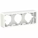 Schneider Electric - Unica - Aufputzdose - Weiß - 3-fach - NU840618