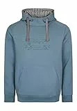 ELKLINE Herren Hoodie Lake Van mit VW-Bulli Stick 1031085, Farbe:ashblue, Größe:XXL