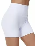 THE GYM PEOPLE Radlerhose Damen Hohe Taille Yoga Shorts Sport Kurze Leggings Sporthose Bauchkontrolle Laufhose Kompressionsshorts Fitness Workout Short
