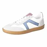 RICOSTA Mädchen Low-Top Sneaker London, Kinder Halbschuhe, lose Einlage, Freizeitschuhe, Laufschuhe, schnürschuhe, Weiss/Stein/Purple (820), 33 EU
