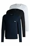 BOSS Herren Lsshirtrn 3p Classic UNDERW_Longsleeve, 990 Open Miscellaneous, XXL EU
