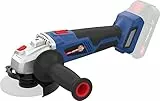 Güde Akku Winkelschleifer WS 18-0 BL (Easy-Energy-Exchange, Brushless Series, Lithium Ionen, 18 V, 125 mm Scheibendurchmesser, Zusatzhandgriff, ohne Trennscheibe, ohne Akku und Ladegerät)