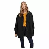 Vila Damen Vikimmi skjorte L/S jakke - Noos Jacke, Schwarz, S EU