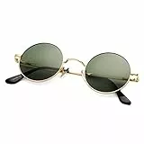 COASION Retro Kleine Runde Polarisierte Sonnenbrille für Männer Frauen