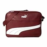 PUMA Unisex – Erwachsene Campus Reporter Retro umhängetasche (bordeaux/white)