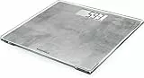 Soehnle Style Sense Compact 300 Concrete, digitale Körperwaage mit LCD-Anzeige, elektronische Waage mit extraflachem Design, Personenwaage mit Tragkraft bis zu einem Gewicht von 180 kg